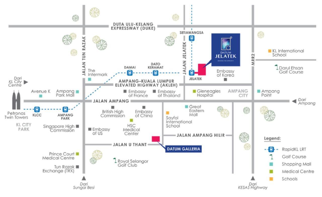 Datum Jelatek Sky Residence Klcc, Five Senses Kuala Lumpur Dış mekan fotoğraf